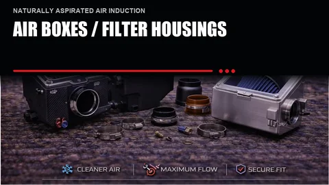 Naturally aspirated air intake and airflow performance parts